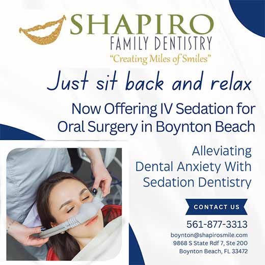 IV Sedation Dentistry Available in Boynton Beach Location